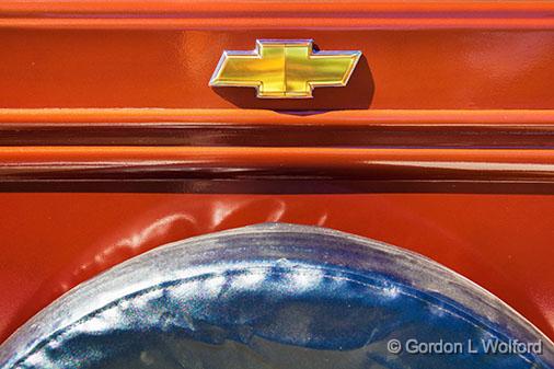 Classic Chevy Detail_25516.jpg - Photographed at the Rolling Thunder Car Show in Smiths Falls, Ontario, Canada.